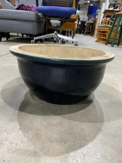 Large Navy Outdoor Planter Pot