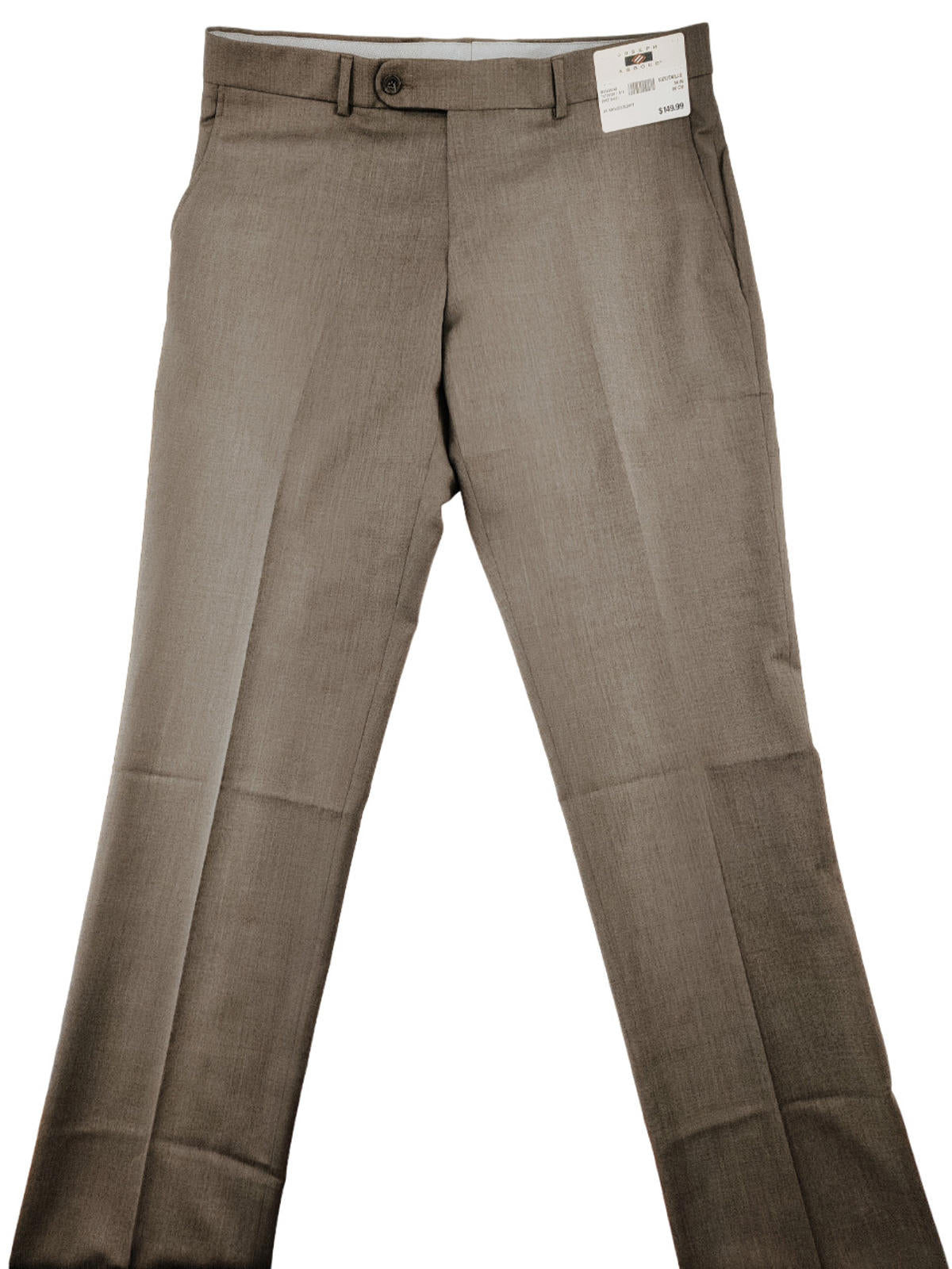 NWT Joseph Abboud Wool Grey Unhemmed Trousers Men's Size 34