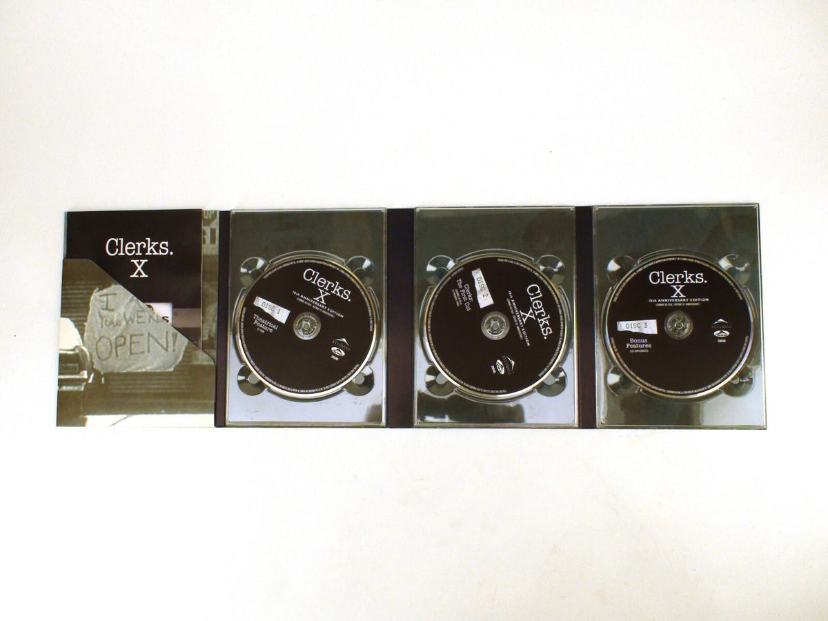 Clerks (DVD, 2004, 3-Disc Set, 10th Anniversary Edition)