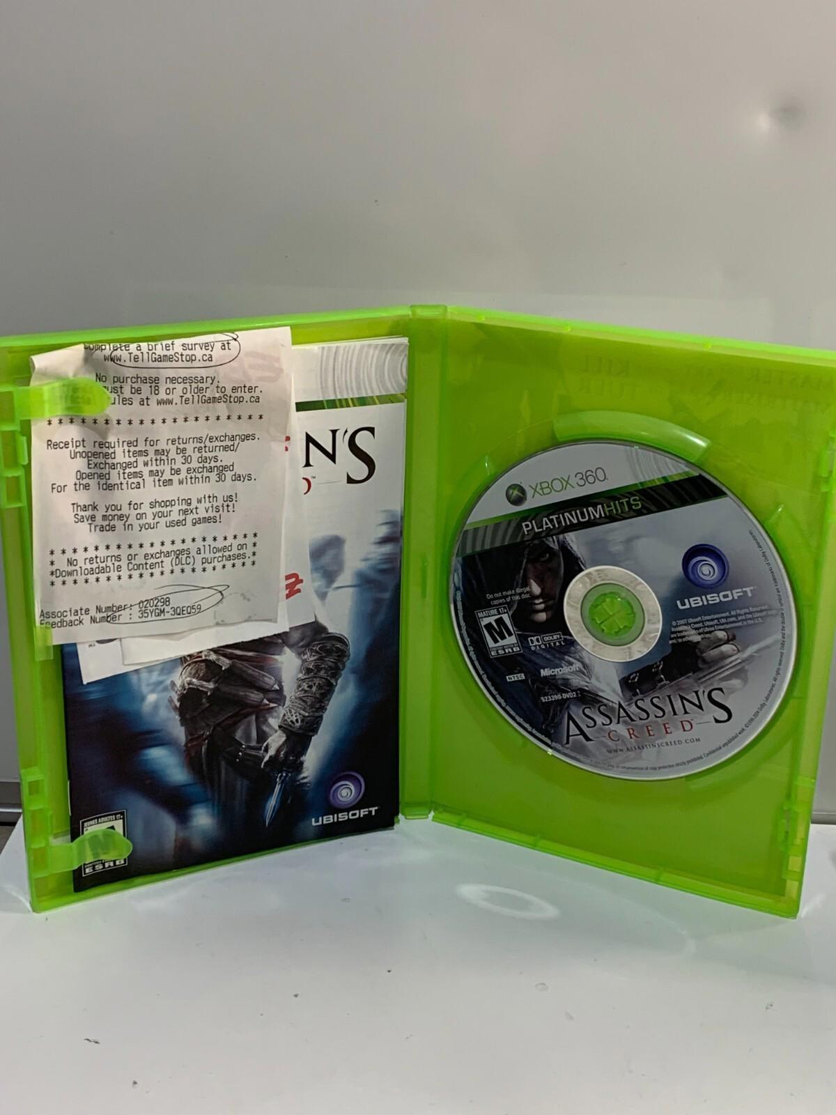 Lot of 2 Xbox 360 Games, Assassin's Creed & Battlefield Bad Company