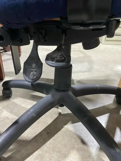 Adjustable Blue Office Chair