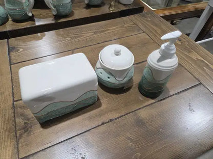 Handmade Ceramic Bathroom Set