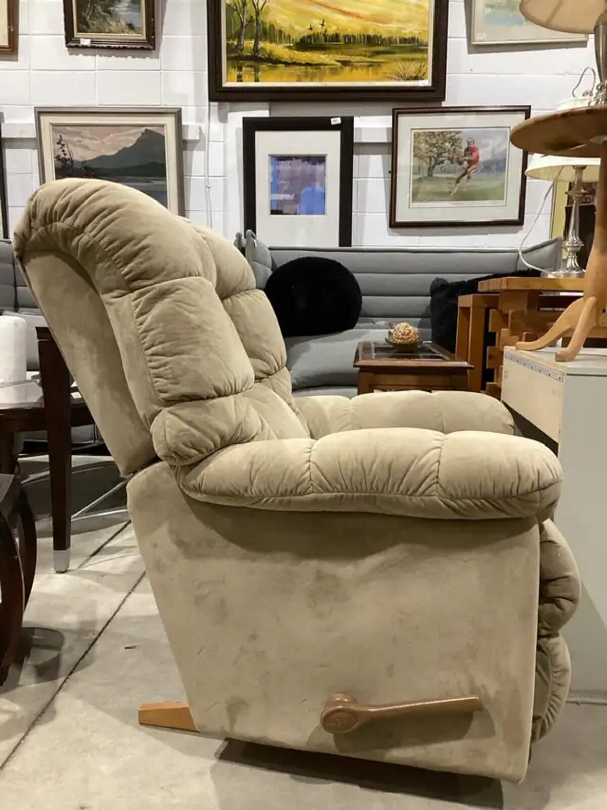 Lazy boy Beige Recliner Chair
