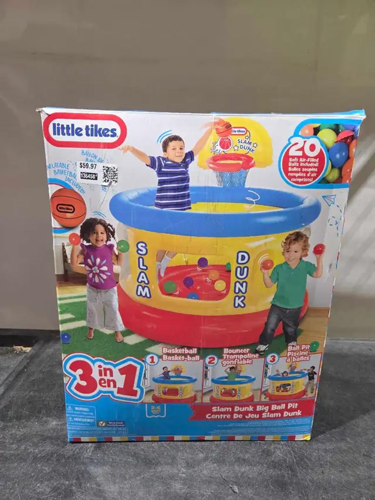 New! Little Tikes Slam Dunk