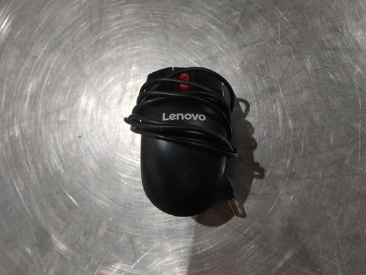 Good Condition Lenovo MO28UOB Wired USB Computer Mouse Black Tested Working