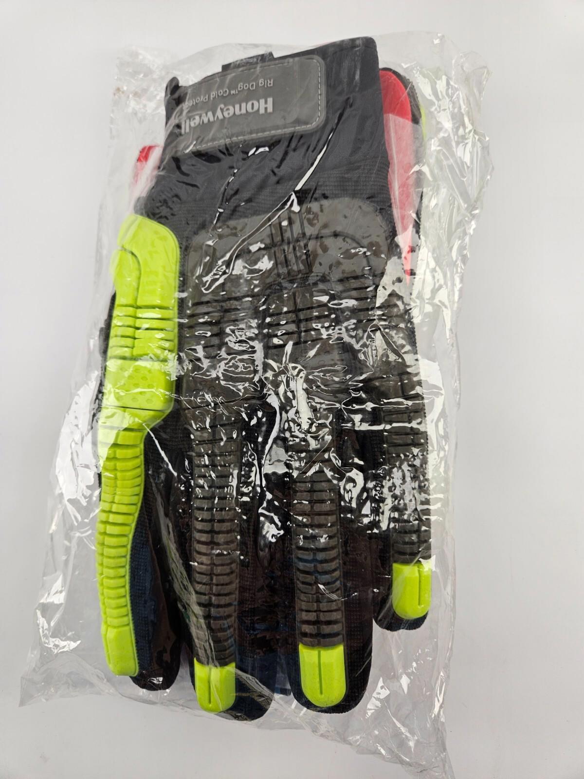 Honeywell Green Rig Dog Xtreme Gloves, ANSI A6, Slip-On, 10/XL