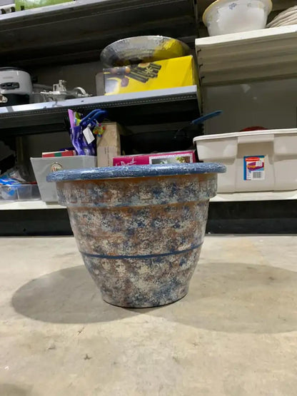 Greek inspired terracotta planter