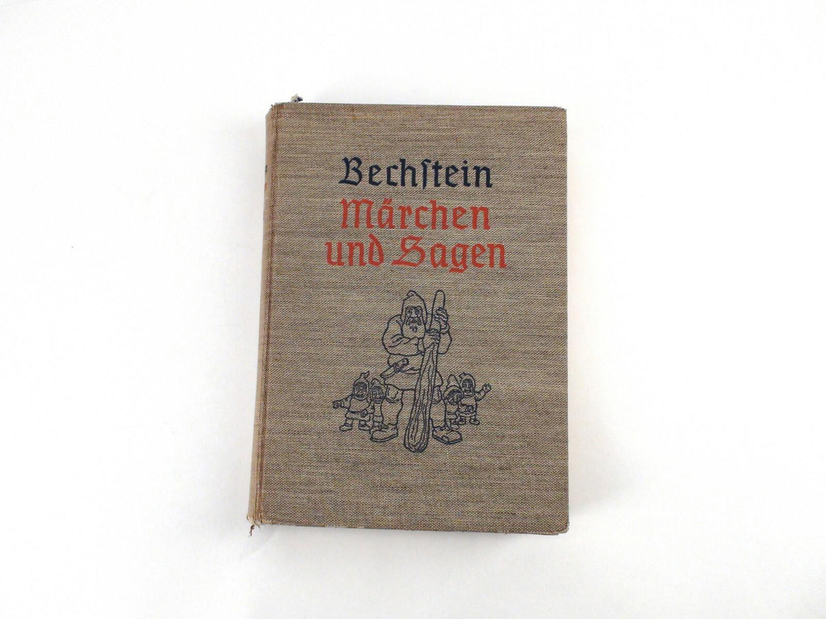 Bechstein: Märchen Und Sagen, German Children's Stories - Woven Hardcover, 1940