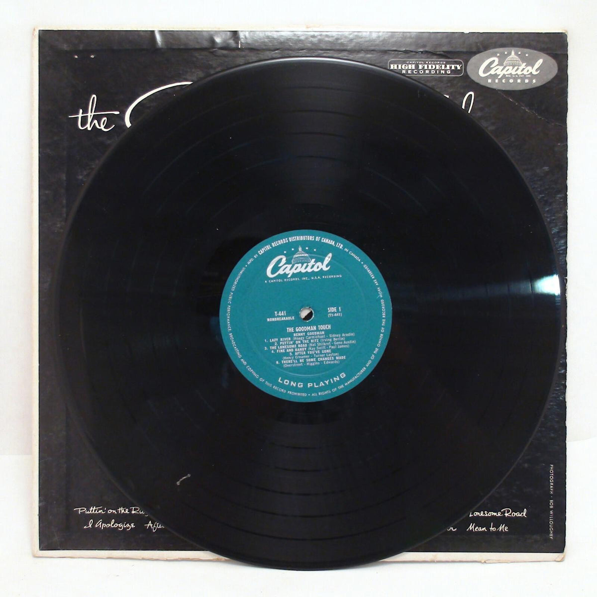 The Goodman Touch Benny Goodman Capitol Records Vinyl Album Record LP