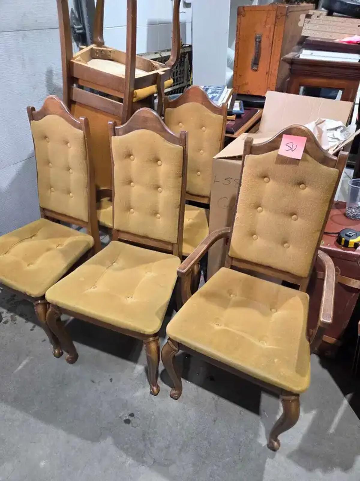 Very Vintage Dining Chairs (6) - 1969!