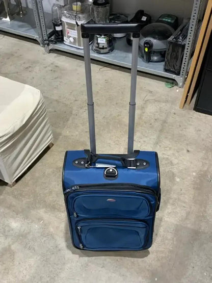 Blue American Tourister Carry-On Luggage