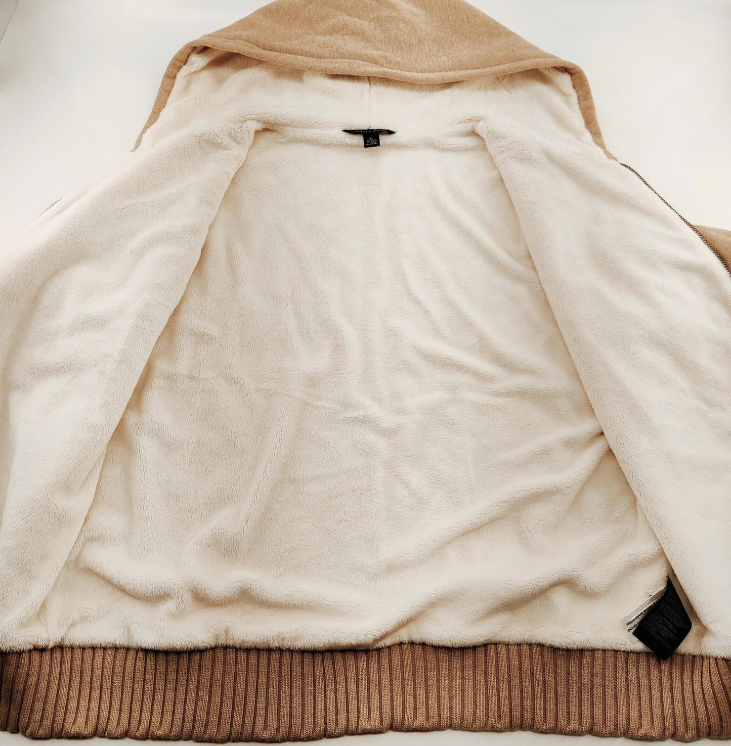 Tommy Hilfiger Beige Fleece Lined Hoodie Women's Size XL