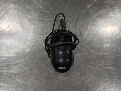 ASUS USB Wired Mouse Model MOBTUOA Black Tested Working - Fair