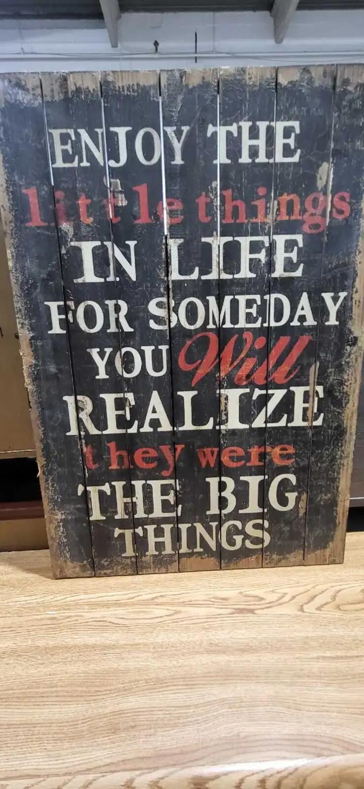 Rustic Wall Sign 27.5"x 39.5"