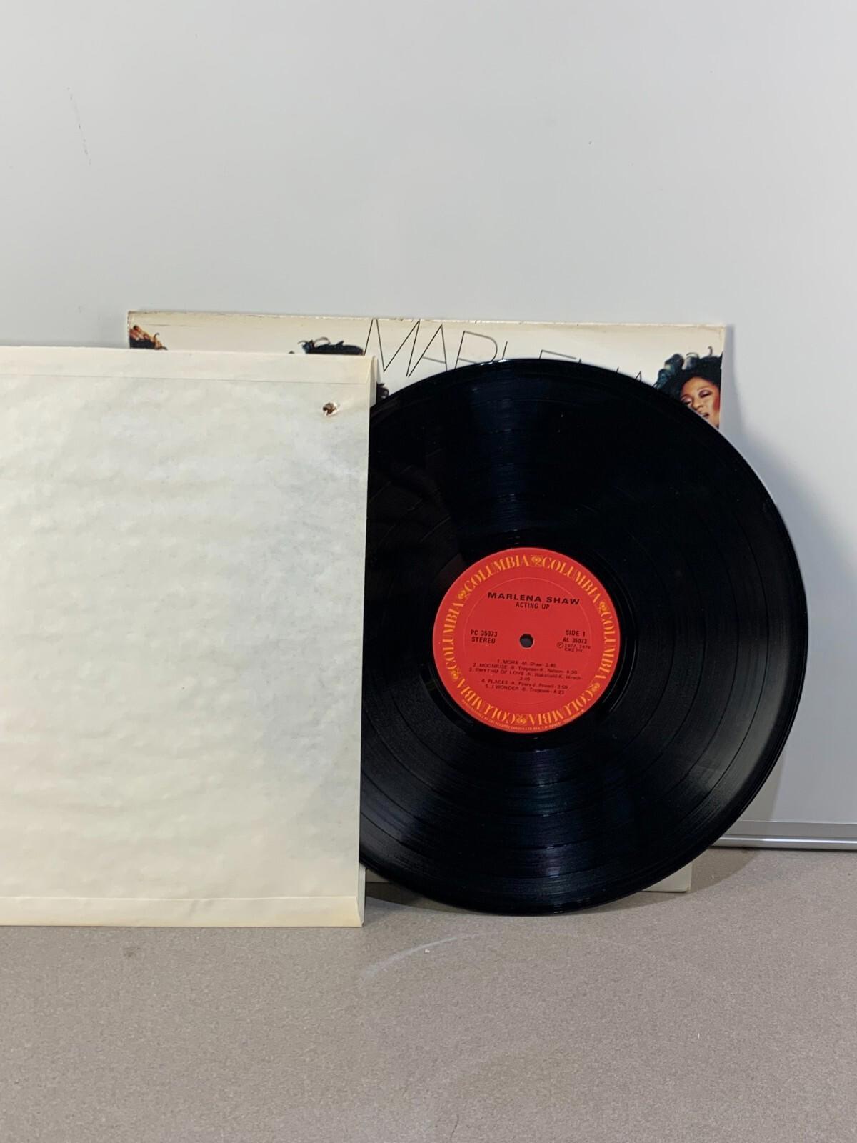 MARLENA SHAW - Acting UP - LP COLUMBIA AL 35073 STEREO DJ 1978 Soul Funk Disco