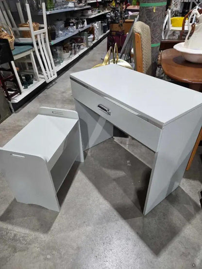 Vanity Desk with Bench