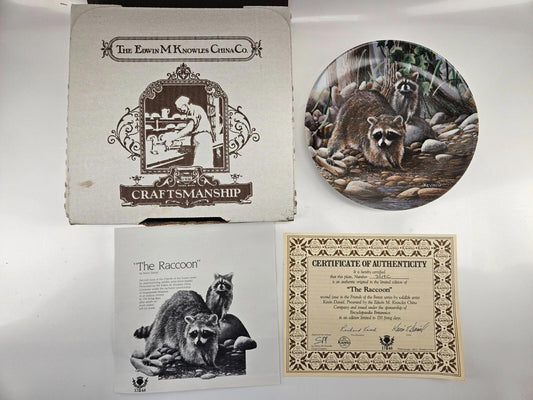 Edwin M Knowles/Kevin Daniel 1987 - The Raccoon - Plate