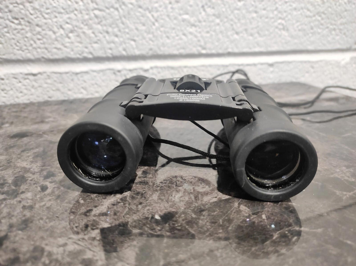 Vintage TASCO # 165RB 8 X 21 Black Binoculars  With Case