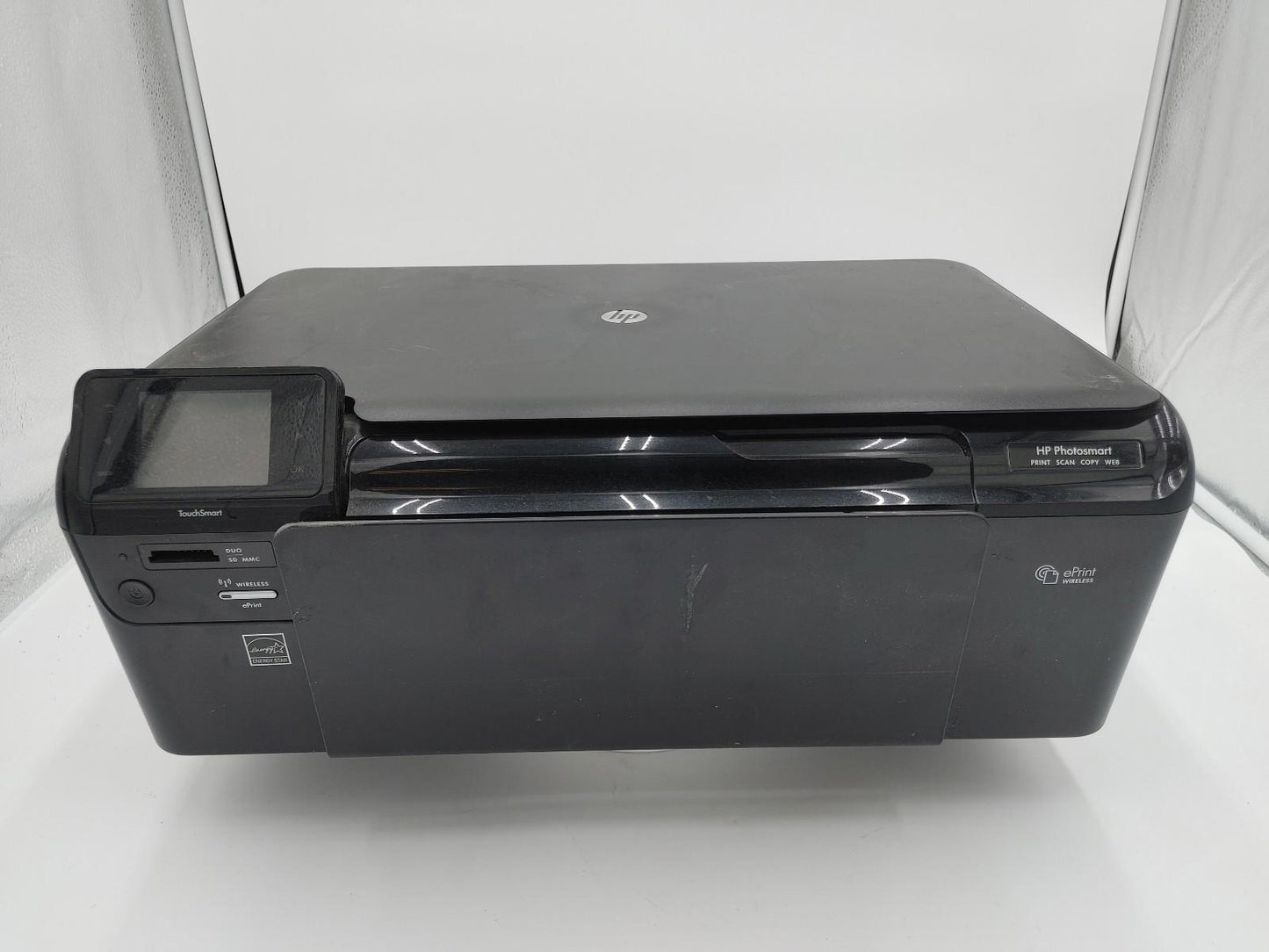 Good Condition HP Photosmart D110 All-In-One Printer Black Untested
