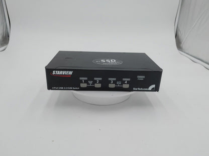 Starview 4 Port USB 2.0 KVM Switch SV431USB Black Untested - Fair
