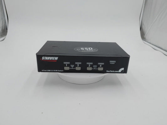 Starview 4 Port USB 2.0 KVM Switch SV431USB Black Untested - Fair