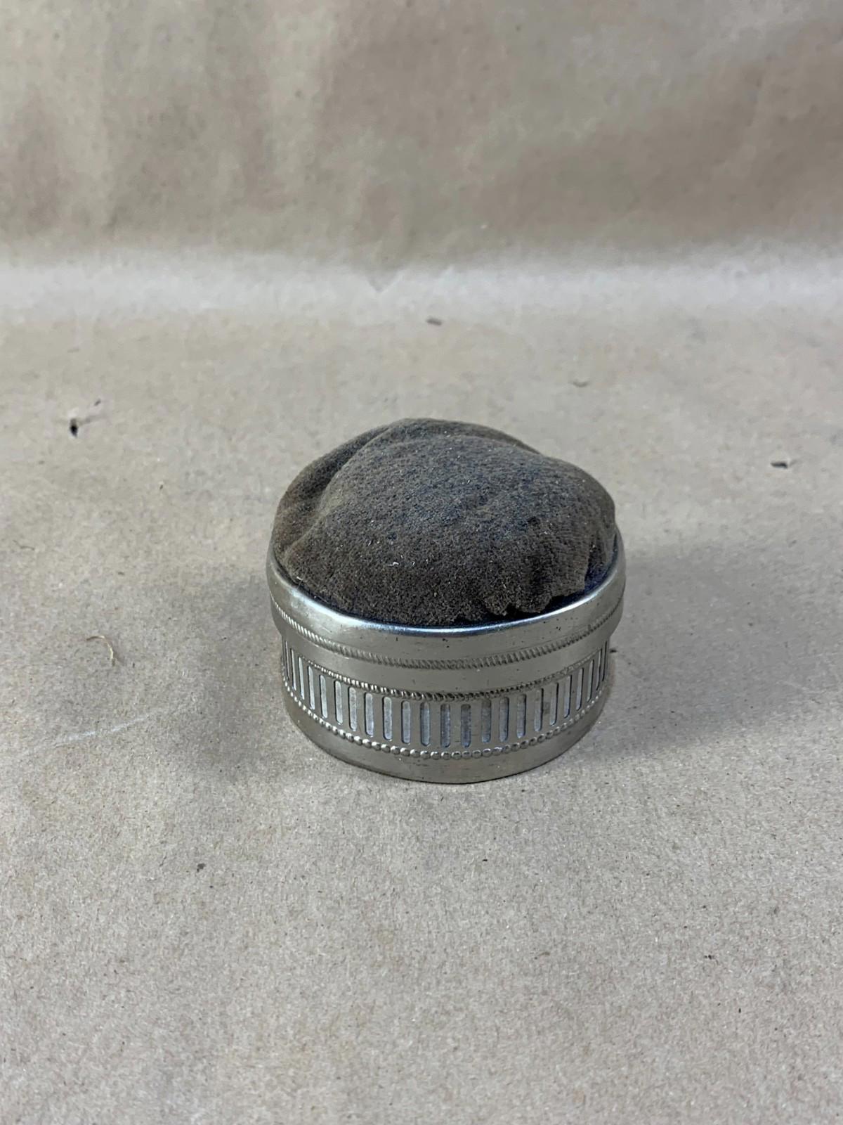 Antique Silver color Trinket Box 1902