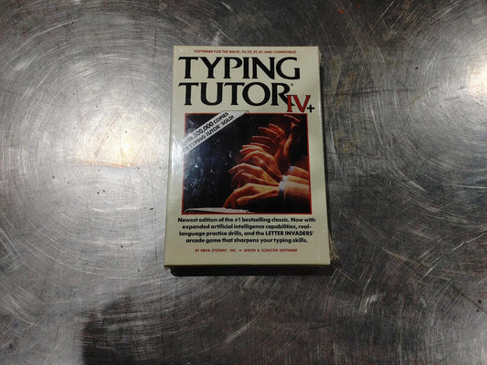 VINTAGE Brand New Sealed Typing Tutor IV+ Typing Learning Program for PC DOS 2.0