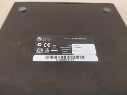 Good Condition iomega SuperSlim DVDRW8X-U Black Tested Working