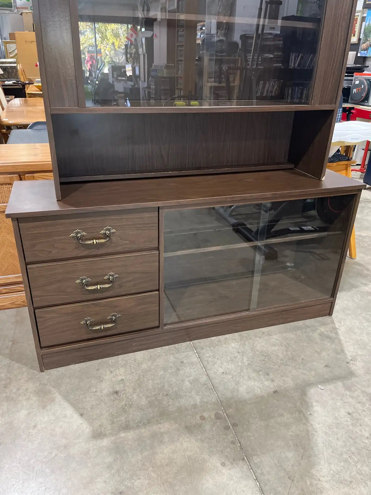 Display Cabinet - TV stand 2 pieces unit