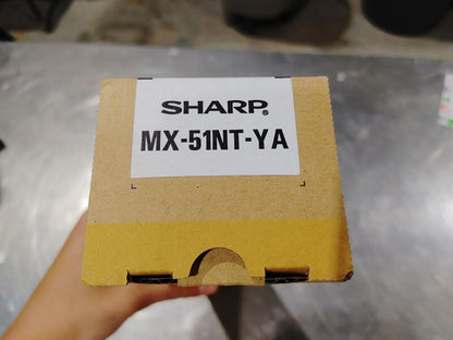 Brand New In Box Genuine SHARP MX-51NT-YA Yellow Toner Cartridge