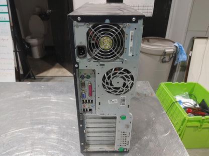 HP Compaq dc7600 Mini Tower 1GB RAM Unknown CPU No HDD No OS Power Tested - Fair