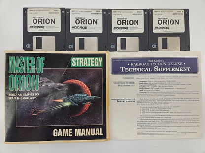 Masters of Orion Big Box PC 1994