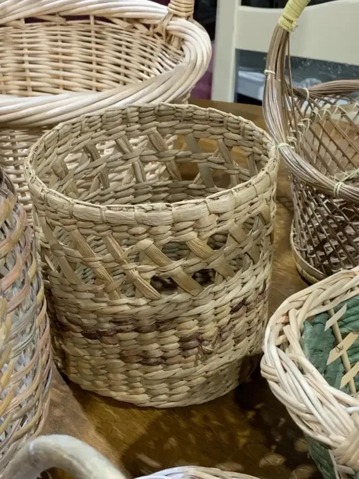 Various Wicker baskets