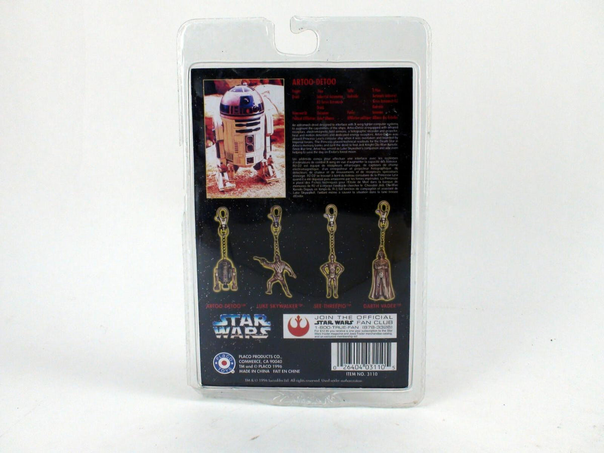 Star Wars R2-D2 Vintage Keychain - Placo Toys "Artoo Deetoo" Die Cast Model 1996
