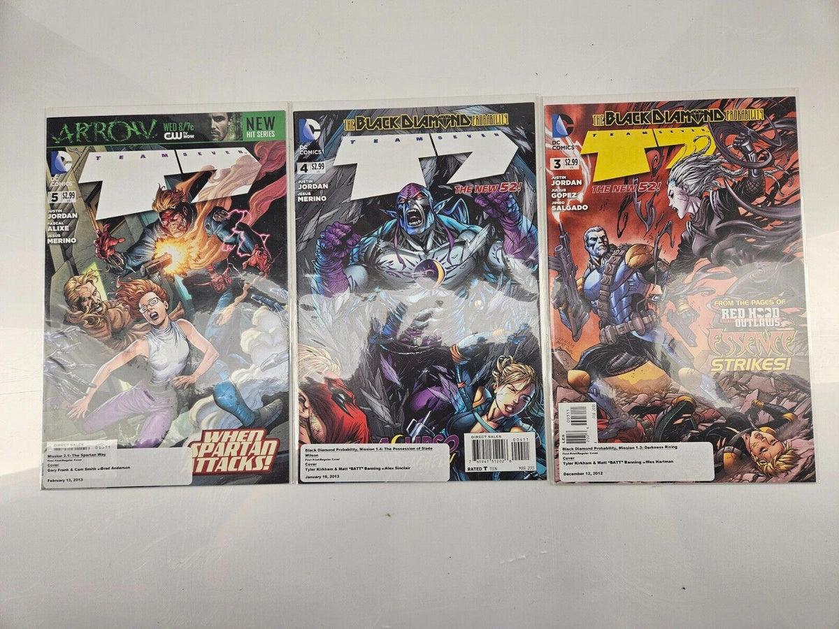 Team 7 Lot of 9 Set comics