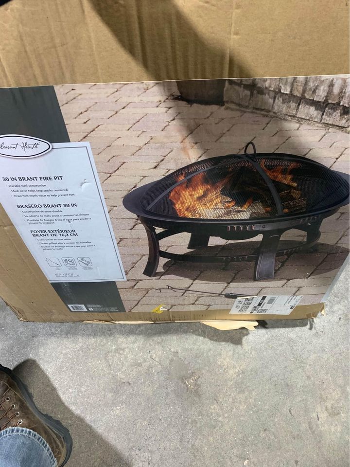 Brand New 30 in Brant Outdoor Fire Pit - Ignite Cozy Evenings in Style