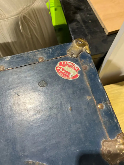 Vintage Langmuir made in Canada storage trunk