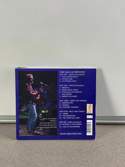 Ballad Beyond by Lowe, Jez (CD, 2014) SIGNED Autograph