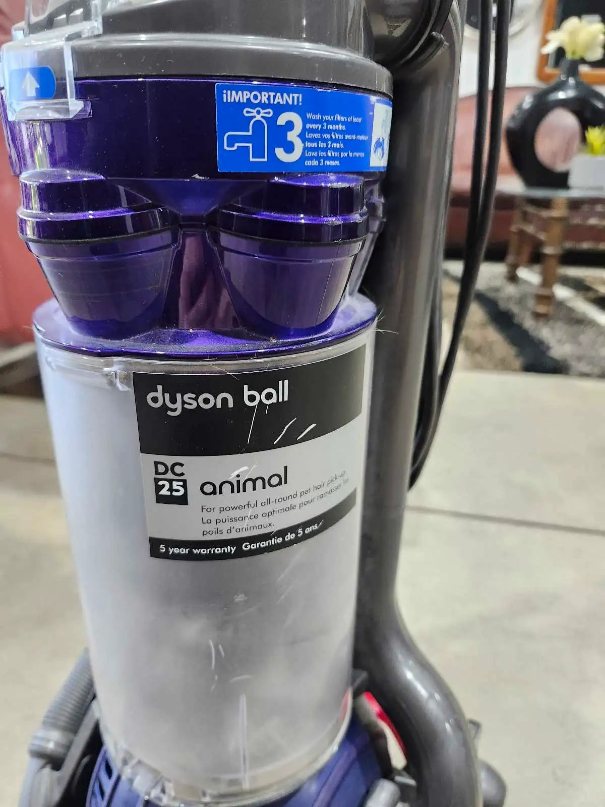 Dyson Ball DC25 Vacuum - Head Not SpinningDyson Ball DC25 Vacuum - Head Not Spinning