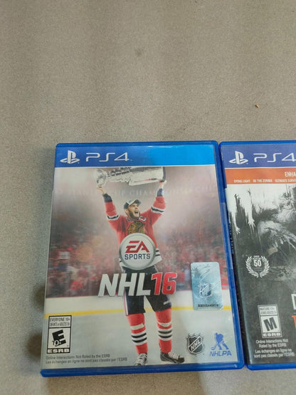 Lot of 2 PS4 Games, NHL16 & Dying Light: The Following