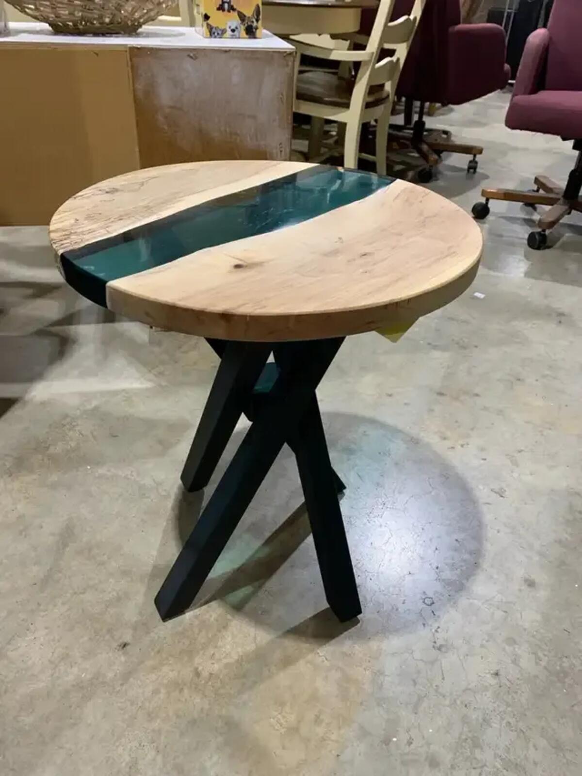 Epoxy River Side Table