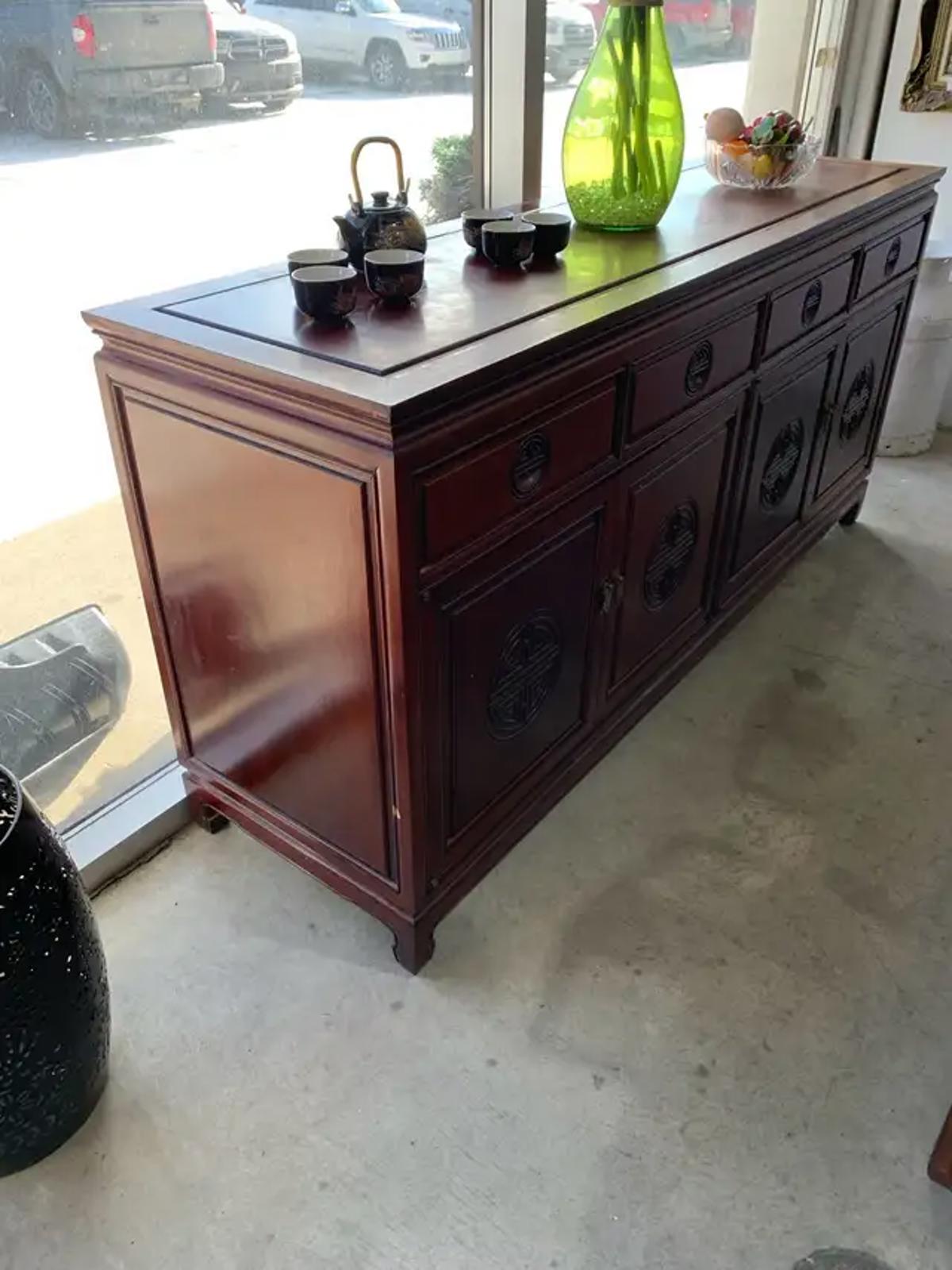 Mahogany Credenza