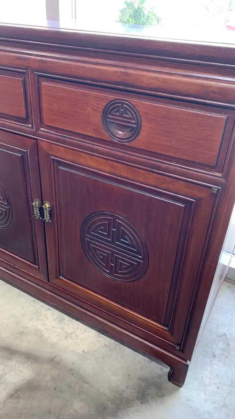 Mahogany Credenza