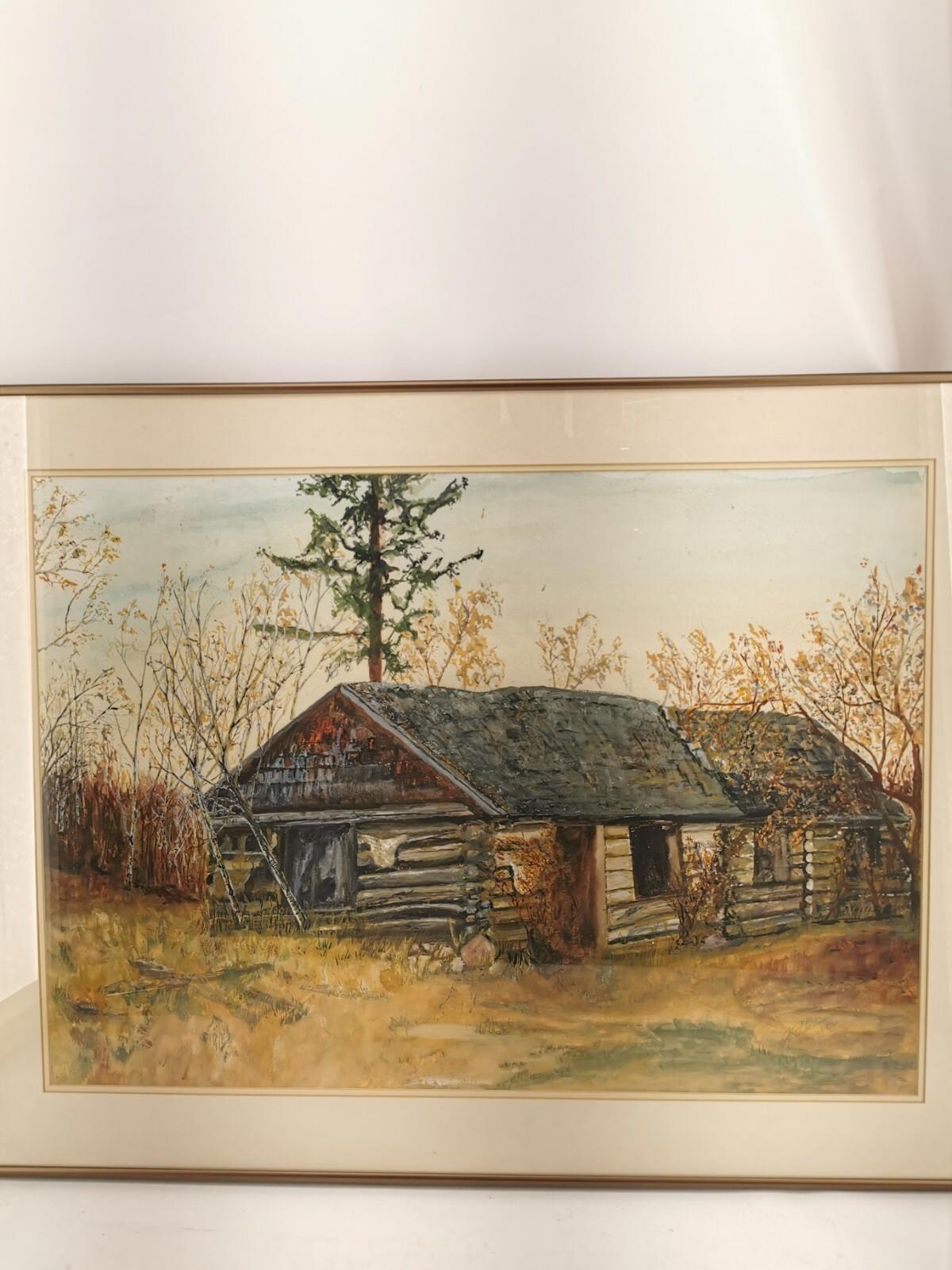 Hays Family Homestead Cabin (1895-1900) Vintage Alberta series