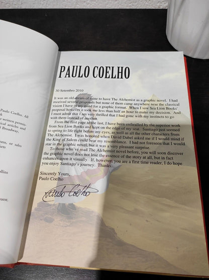 The Alchemist: a Graphic Novel Hardcover Paulo Coelho First Edition