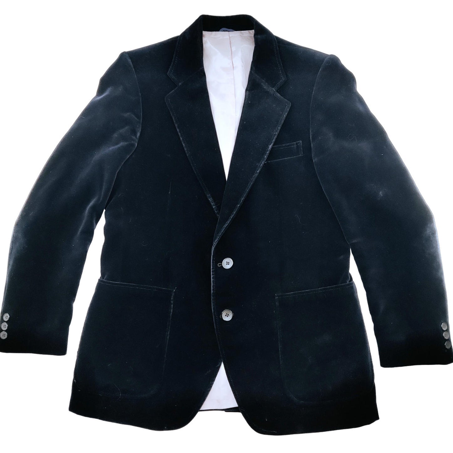 Vintage Woodward's Men's Blue Velvet Blazer