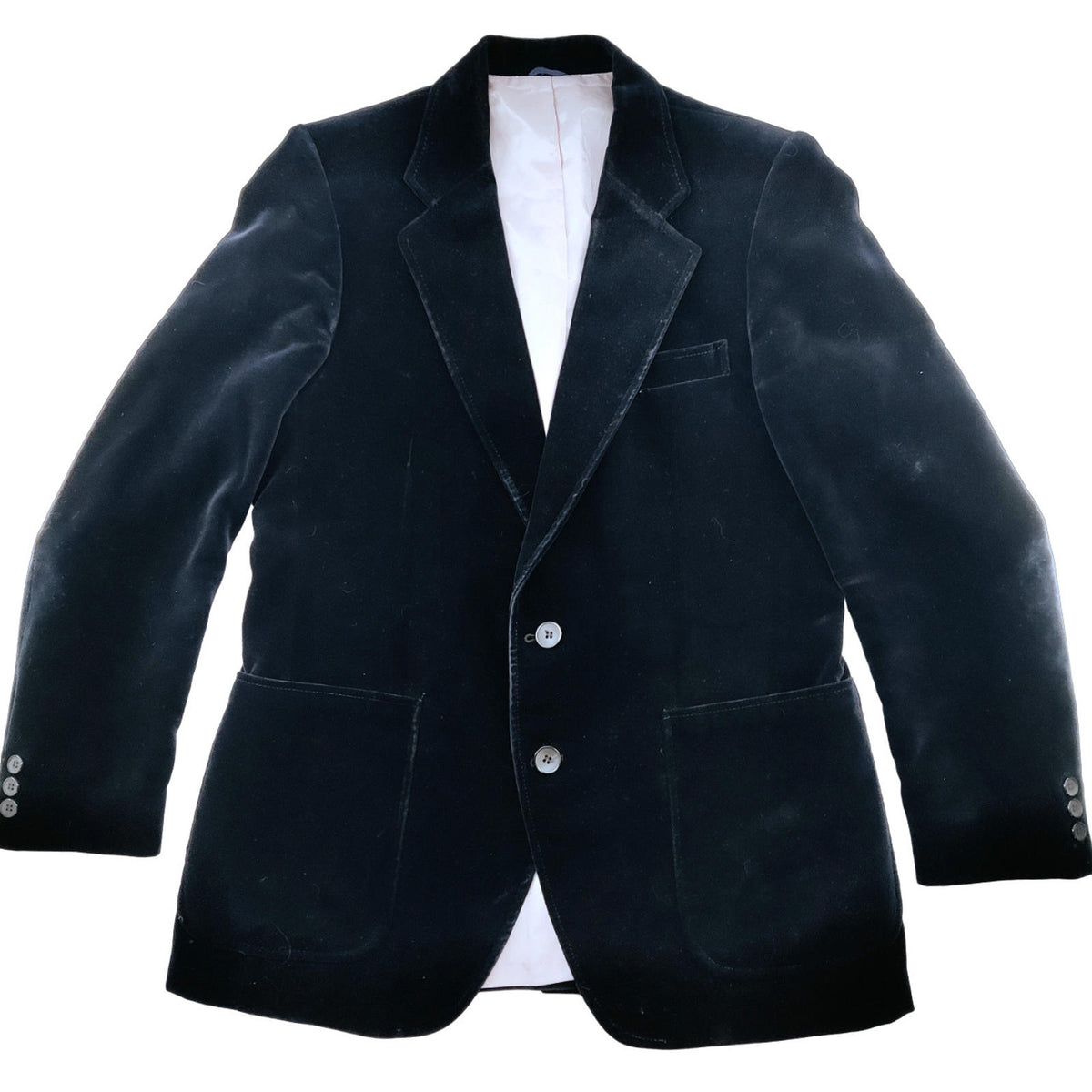 Vintage Woodward's Men's Blue Velvet Blazer