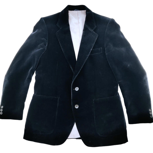 Vintage Woodward's Men's Blue Velvet Blazer