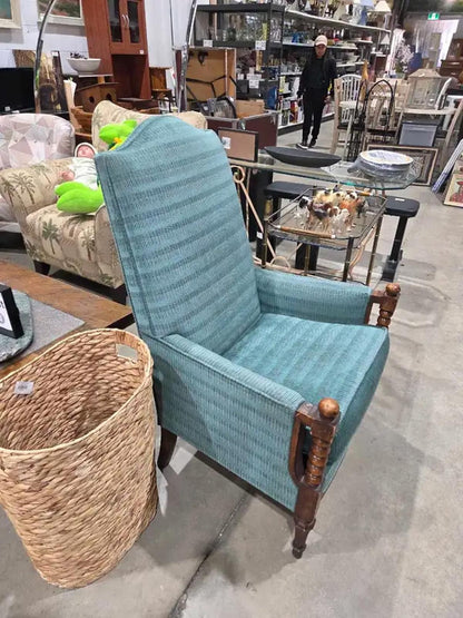 Vintage Arm Chair - Blue