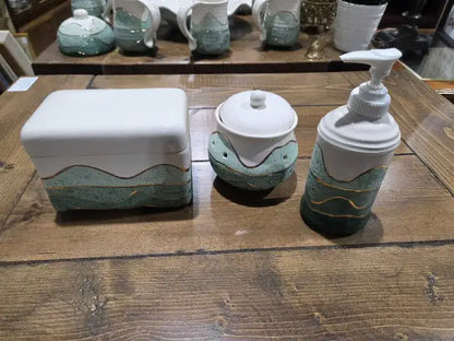 Handmade Ceramic Bathroom Set